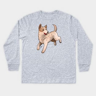 Dog - Australian Cattle Dog - Red Speckle Kids Long Sleeve T-Shirt